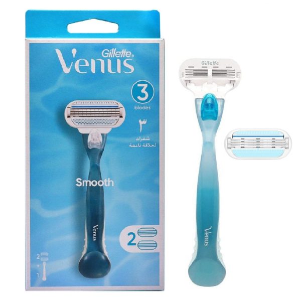 خودتراش ژیلت مدل Venus Smooth به همراه تیغ یدک