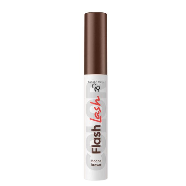 ریمل چشم فلش لش قهوه ای موکا گلدن رز Golden Rose flash lash royal mocha brown