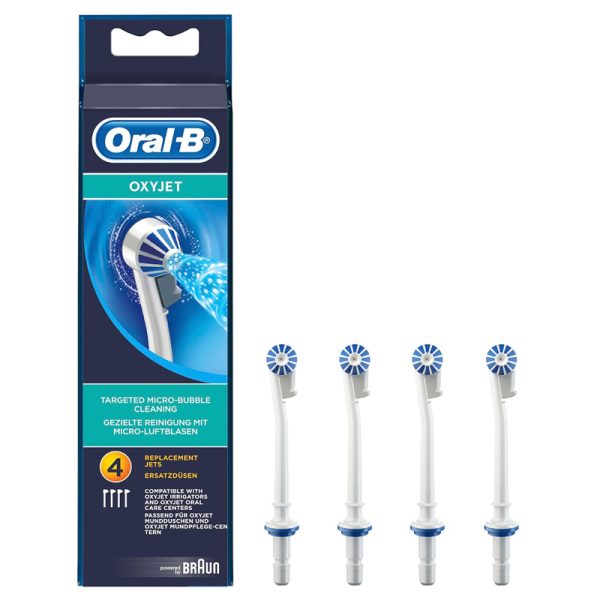 سری یدک مسواک برقی اورال-بی مدل اکسی جت(4عددی) Oral-b oxyjet replacement jet