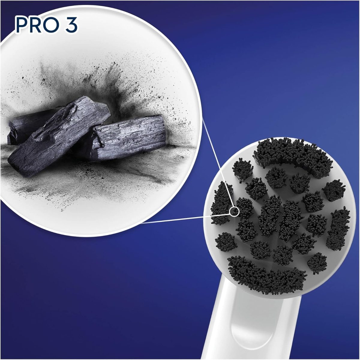 مسواک برقی اورال بی مدل Pro3 3000 oral-b pro 3000 charcoal black electric brush