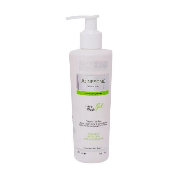 شوینده مایع غیرصابونی فیس دوکس مدل آکنه زوم(200 میلی لیتر) Face Doux Acnesome Face Wash