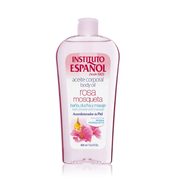 روغن بدن اسپانول با عصاره گل رز Espanol Body Oil Rosa Mosqueta (400ml)