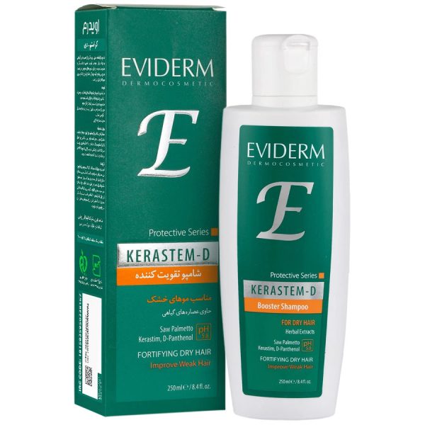 شامپو کراستم دی اویدرم مناسب موهای خشک Eviderm Kerastem-D