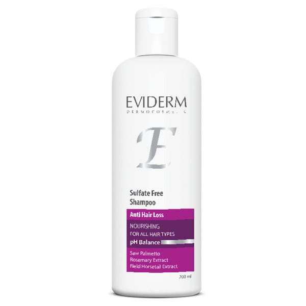 شامپو فاقد سولفات ضدریزش اویدرم Eviderm Sulfate Free