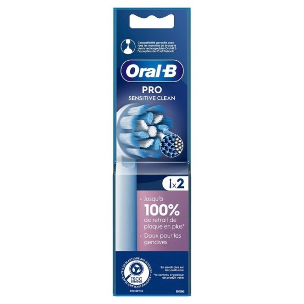 سری یدک مسواک برقی اورال بی مدل Sensitive Clean