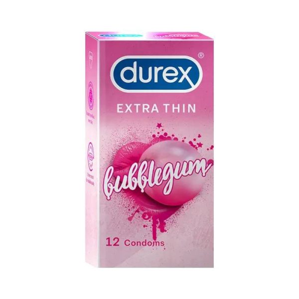 durex extra thin bubblegum