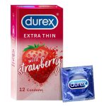 durex extra thin strawberry