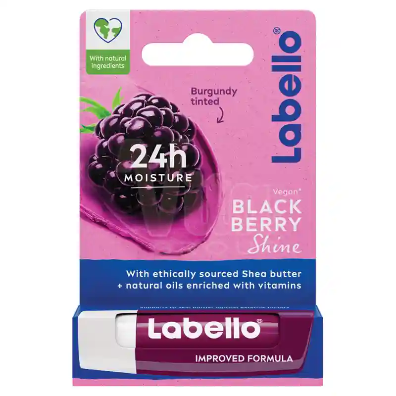 بالم لب لابلو بلوبری Labello Blackberry Shine Lip Balm بالم لب لابلو بلوبری Labello Blackberry Shine Lip Balm