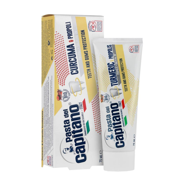 خمیر دندان Capitanoزردچوبه Curcuma And Propoli