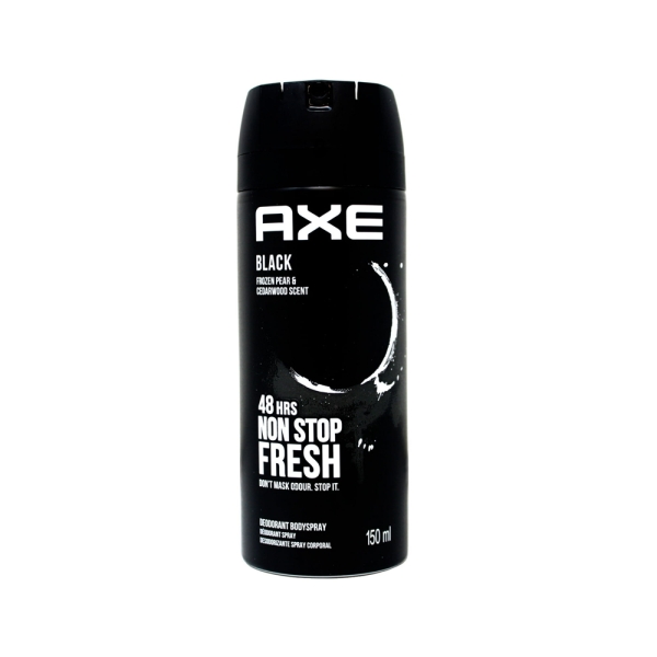 اسپری دئودورانت مردانه اکس بلک AXE Black مدل Frozen Pear & Cedarwood