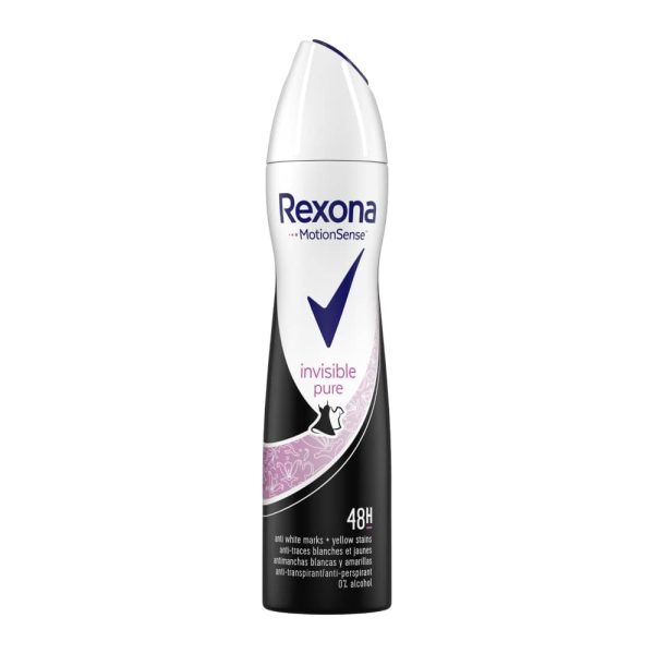 اسپری ضدتعریق زنانه رکسونا Rexona مدل invisible pure