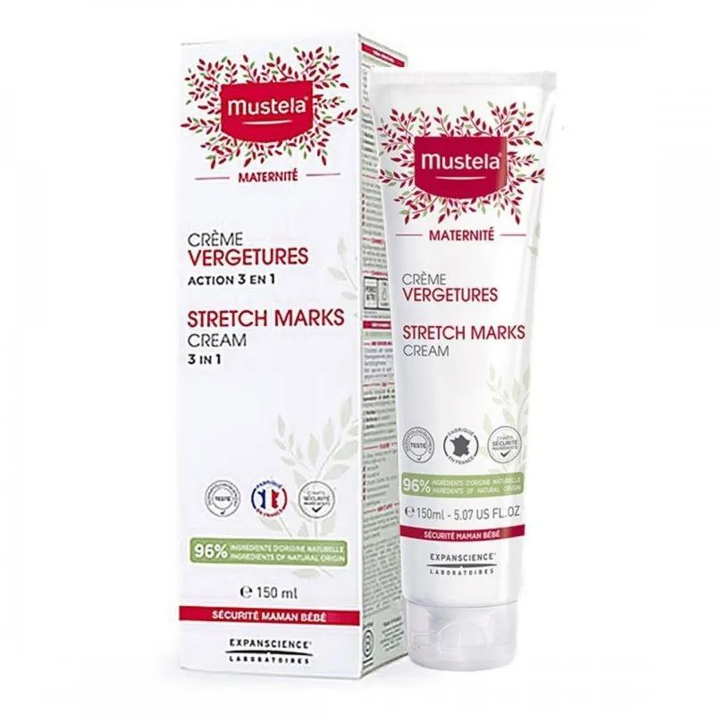 کرم ضدترک بارداری موستلاMustela Maternité Stretch Marks Cream 3 in 1-ghafkala(1) کرم ضدترک موستلا Mustela Maternité Stretch Marks Cream - Image 1