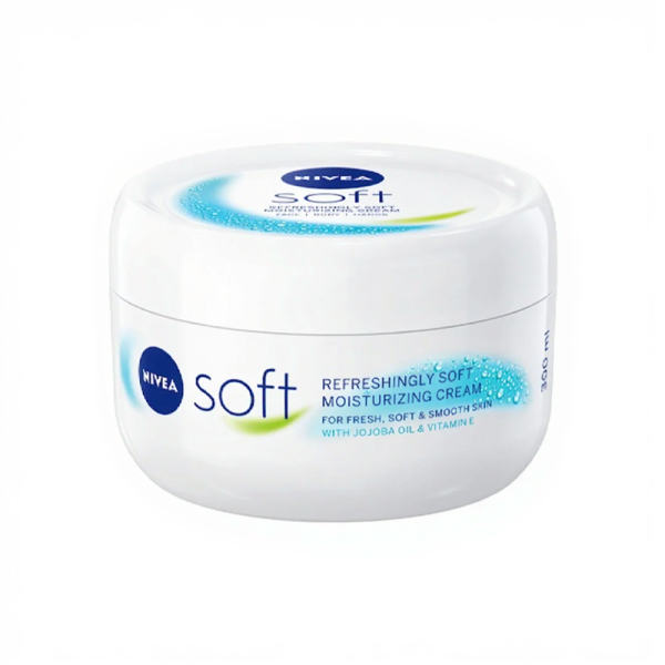 کرم مرطوب‌ کننده نیوآ NIVEA Soft سافت مدل کاسه‌ای
